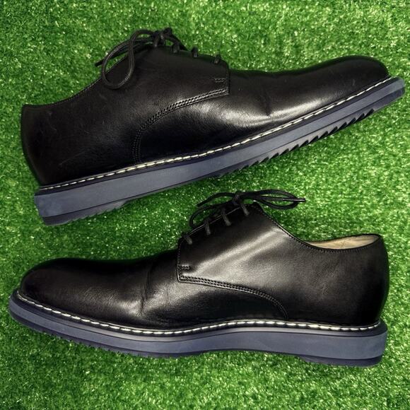 Clarks Extra-Light Oxford Shoes Black 9M Cork Cushion Plus Comfort Dress